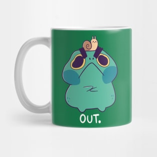 Frog says Out Mug